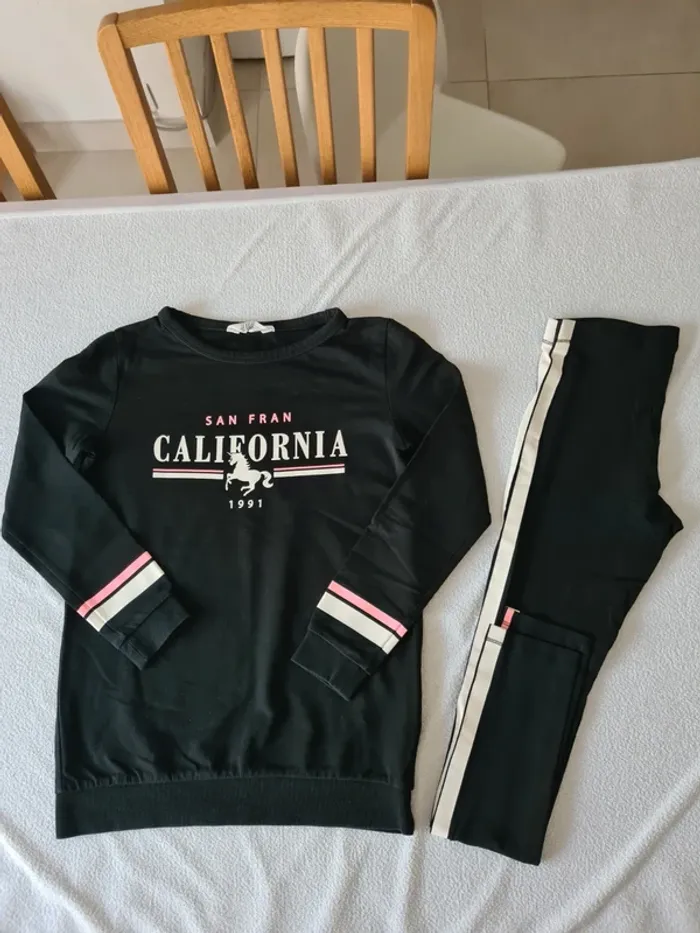 Ensemble sport h&m 10/12 ans