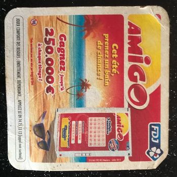 1 sous bock AMIGO * prix 1e * kiki60230