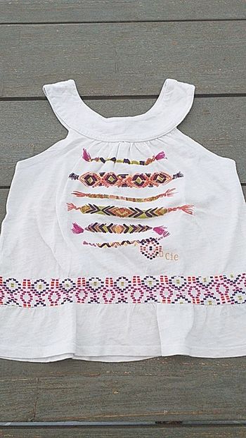 Tunique blanche 6 ans