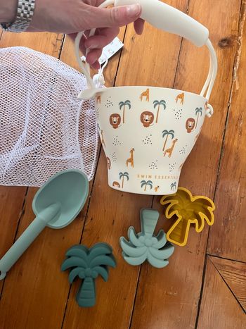 Seau de plage silicone 