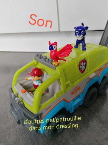 Véhicule camion jungle sauvetage pat patrouille avec son
