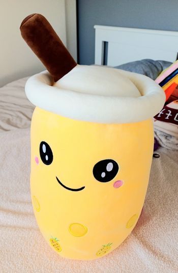 Peluche hyper moelleuse 38 cm bubble tea