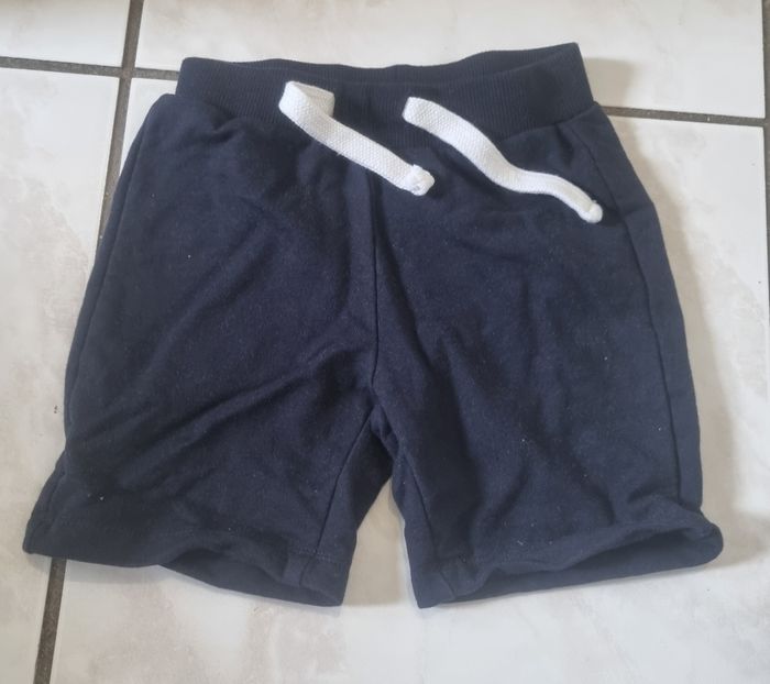week‑end à la mer ensemble garçon marin – t‑shirt rayé + short + veste capuche 24 mois - photo numéro 3