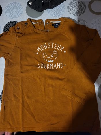 Tee shirt monsieur gourmand