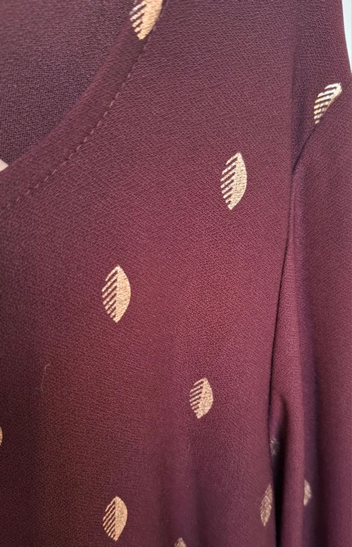 Robe bordeaux taille S kiabi - photo numéro 5