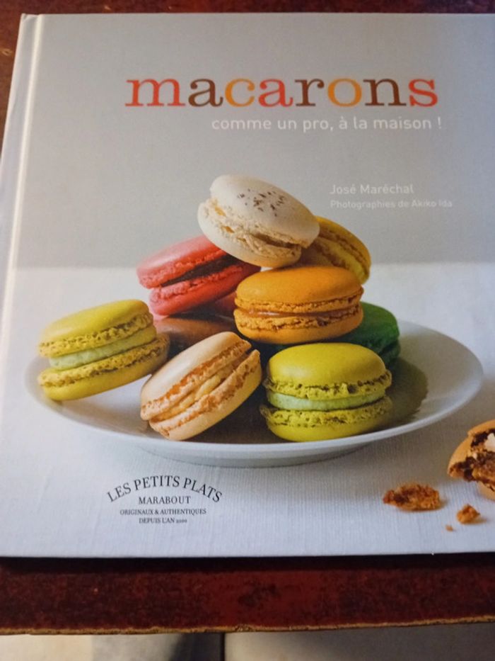 Livre recette macarons