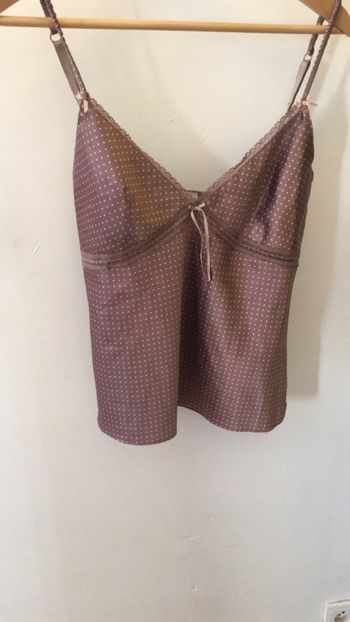 Caraco Etam à petits pois taille 40 Lila et et violet