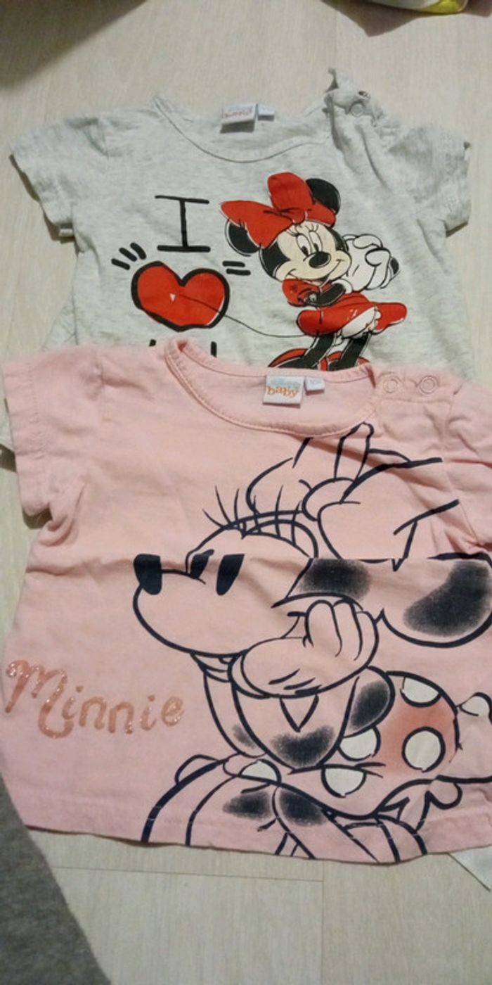 Lot de 2 tee-shirt Minnie