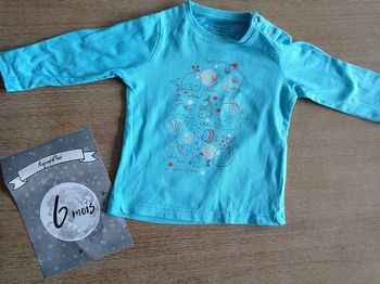 Tee shirt manches longues 6 mois