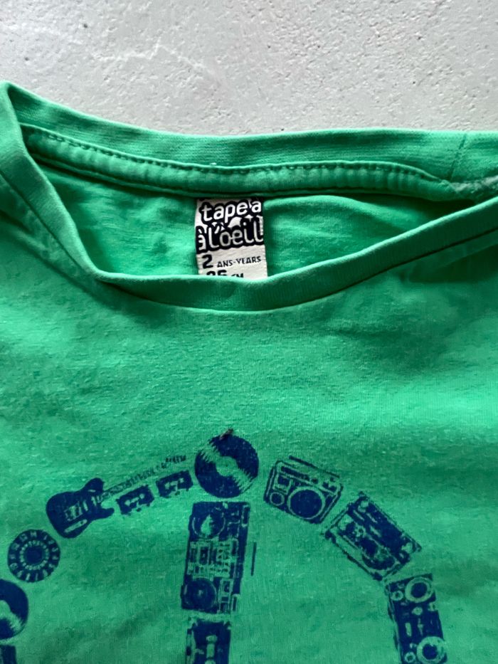 Lot de 2 t-shirt tape à l’œil garcon 2 ans - photo numéro 6