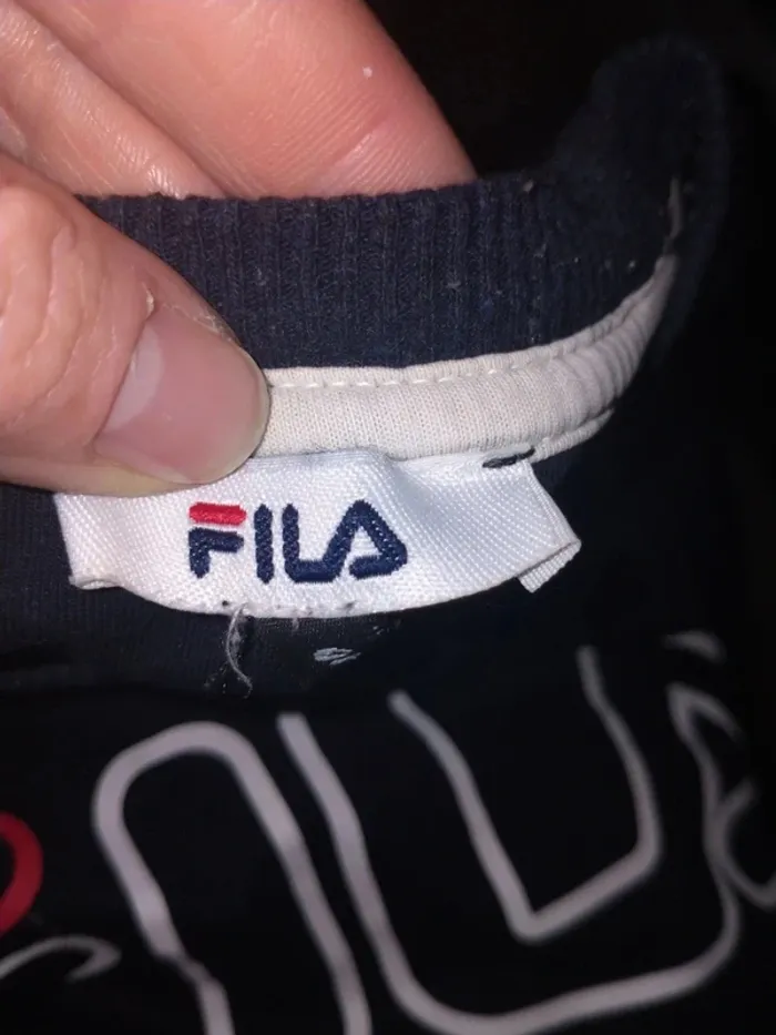 Sweat FILA bleu marine Taille S - photo numéro 4