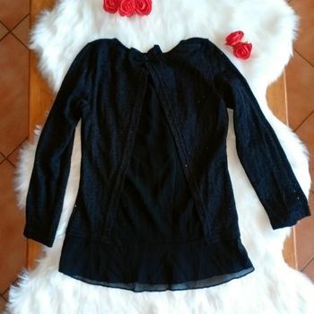 Pull crochet dos nu voile 8 ans