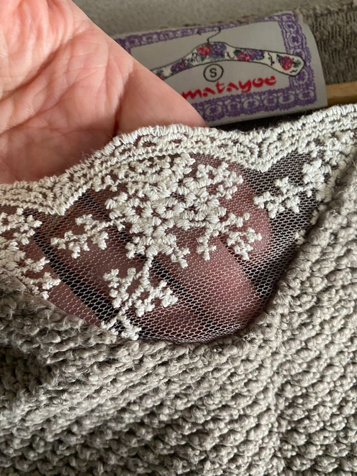 Pull maille et dentelle Mamatayoe - photo numéro 6