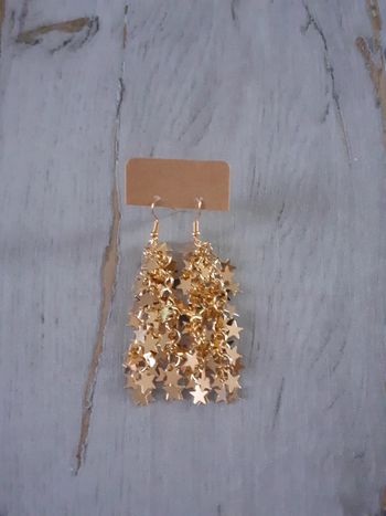 Boucles d'oreilles etoiles