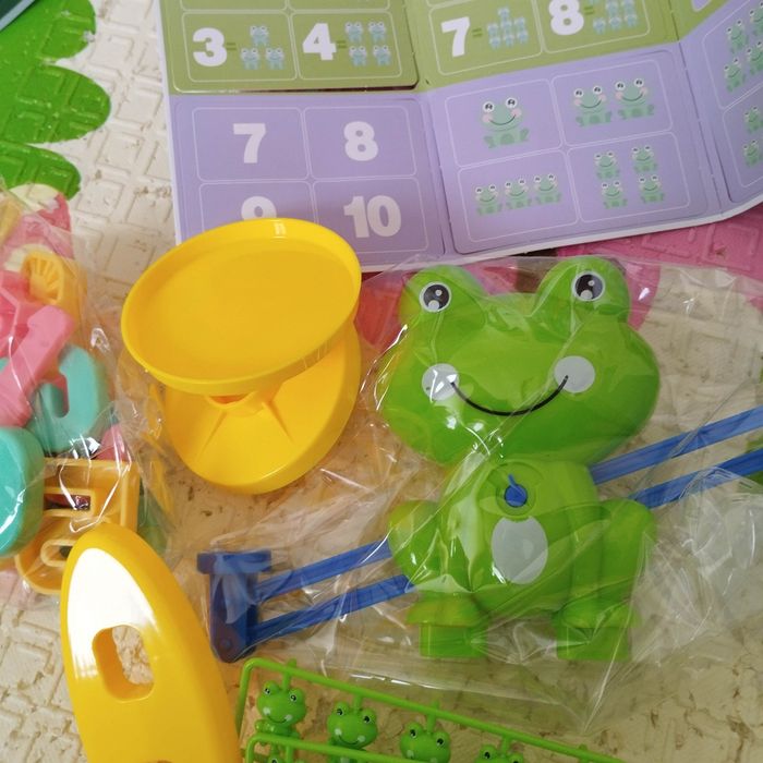 Jeux jouets enfants calcul balance grenouille mathématiques - photo numéro 2