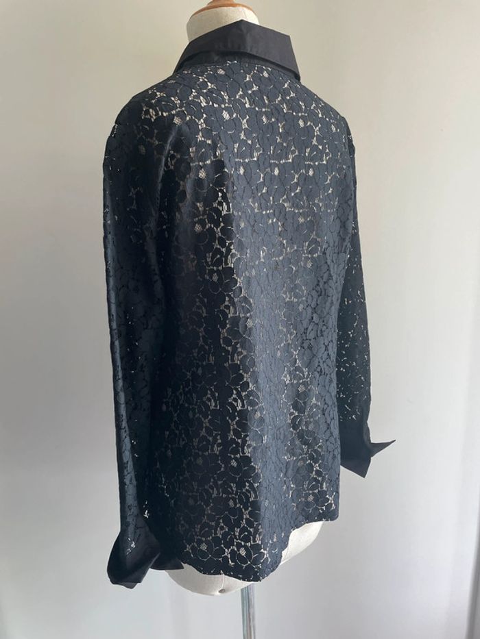 Chemise noire dentelle - photo numéro 5