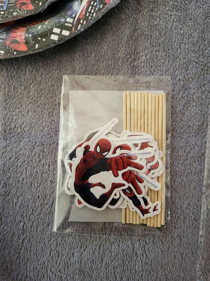 Lot décoration spider man - photo numéro 7