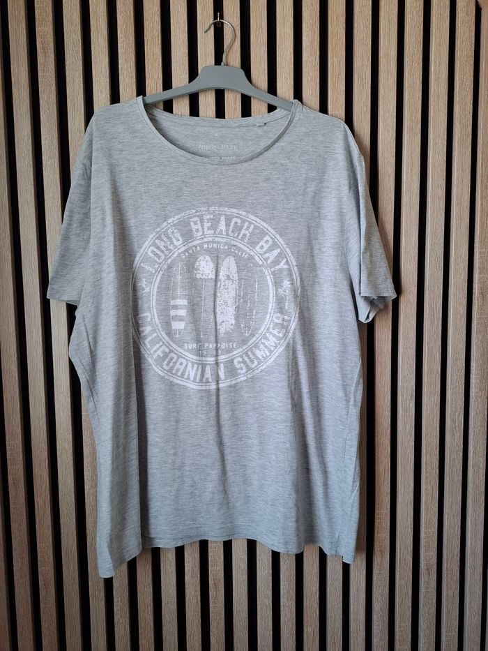 Tee shirt gris Angelo Litrico C&A T XL - photo numéro 1
