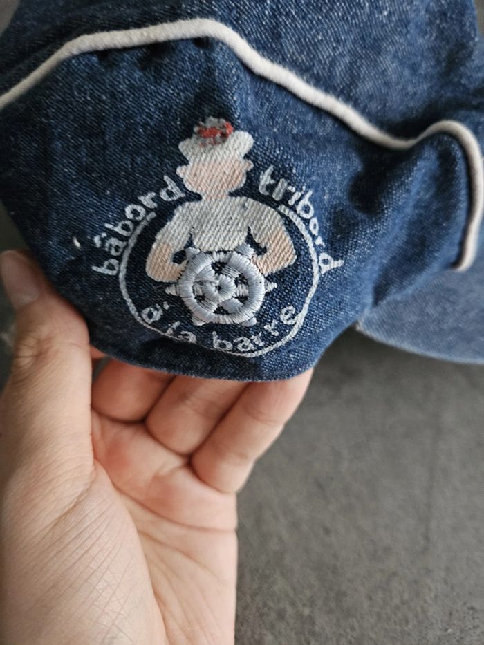 Casquette été bébé - Taille 24/48 mois (51cm) - Kokodo - Bleu jean - photo numéro 5
