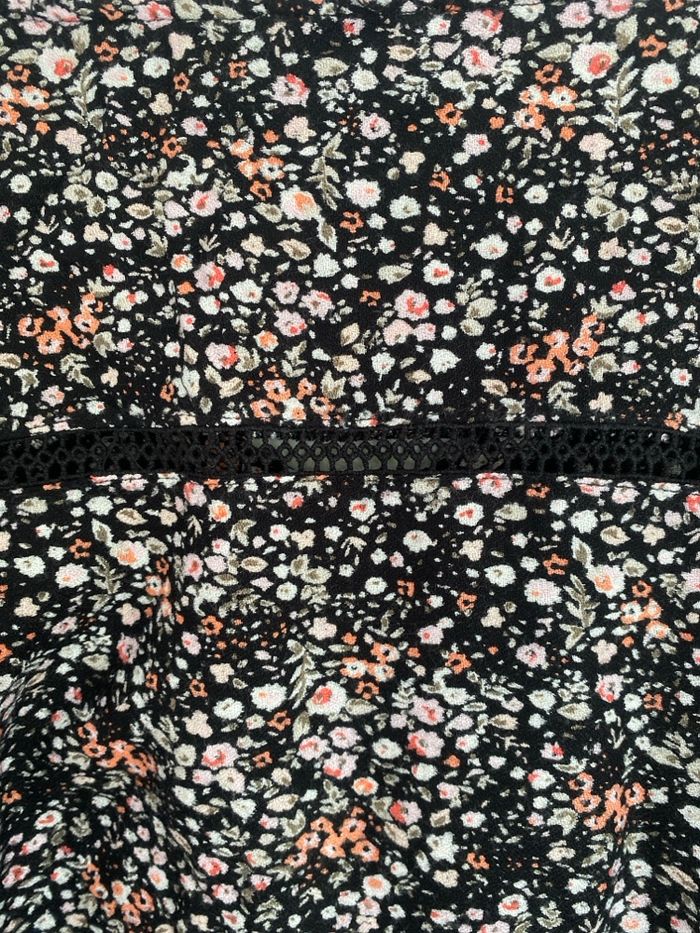 Blouse manches longues fleurie - photo numéro 6