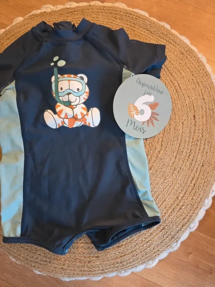Maillot de bain combinaison 6 mois