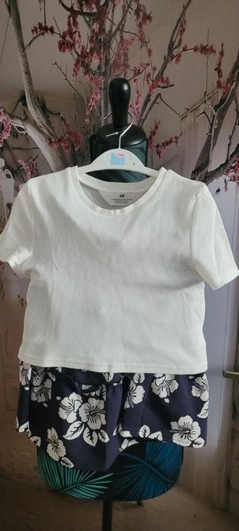 Jupe volante et Tee-shirt H&M 134/140