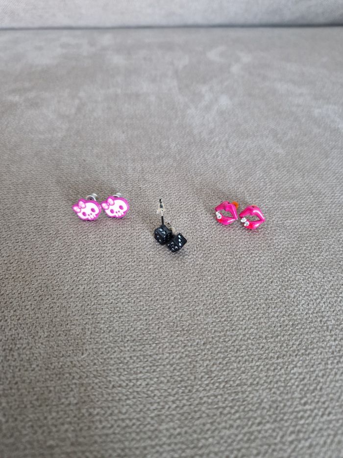 Lot boucles d'oreilles fantaisie - photo numéro 4