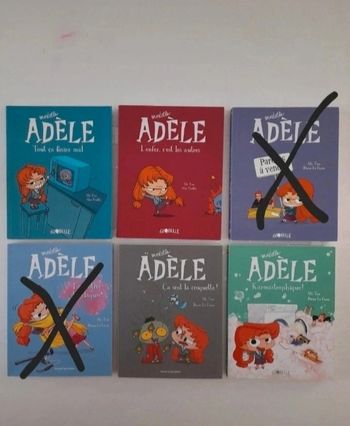 Livres BD Adèle Mortelle tome 1, 2, 11 et 17