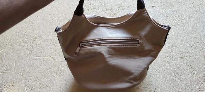 Petit sac fleur marron - photo numéro 4