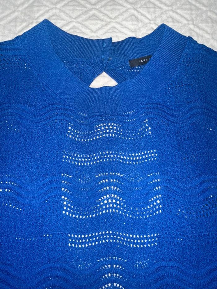 Magnifique tee shirt en tricot Ikks t38 - photo numéro 2