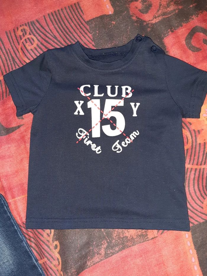 Joli ensemble 3 pièces petit mec 12mois - photo numéro 6