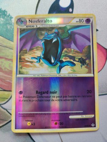 Carte pokémon Nosferalto 30/95 - reverse 