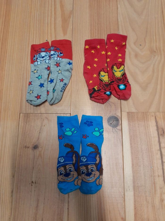 Lot 3 paires de chaussettes 27 30