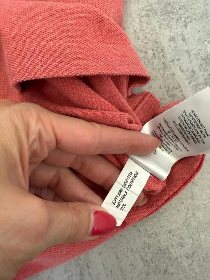 Polo Ralph Lauren corail homme taille M parfait état - photo numéro 10