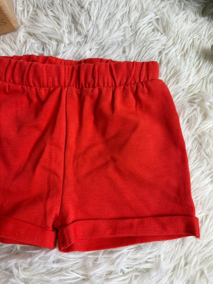 Short rouge orchestra taille 12 mois - photo numéro 2