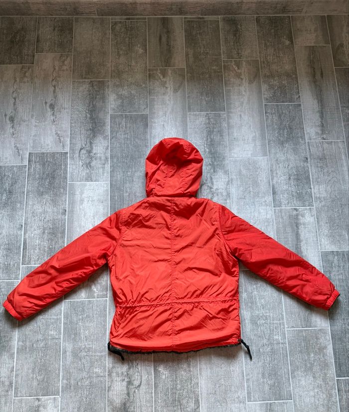 Veste réversible Bellerose moumoute noire/orange taille 3 - photo numéro 5
