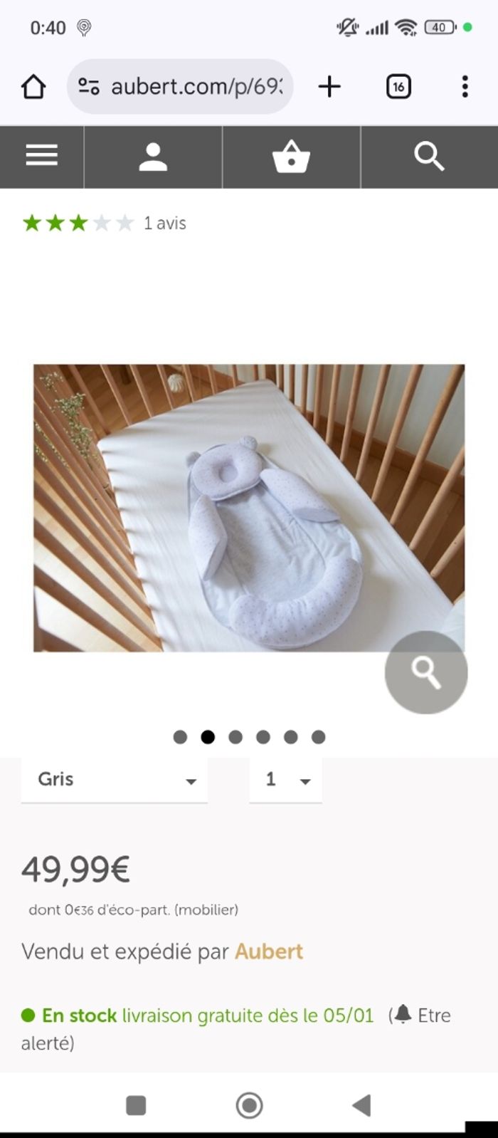 Panda pad air+ ( cale bébé ) - photo numéro 3