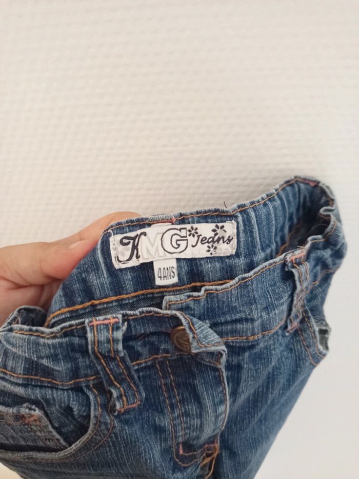 Jeans évasé/ patte d'eph fille w - photo numéro 3