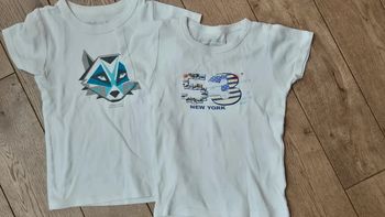 Lot 2 maillots de corps 6 ans