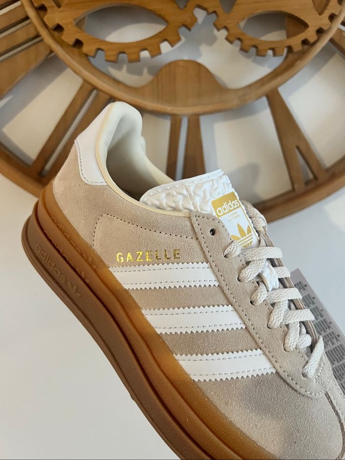 Adidas Gazelle Bold Wonder White - photo numéro 2