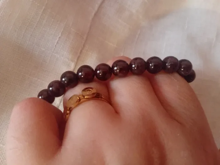 Bracelet en pierre de grenat