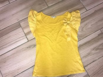 Haut moutarde 3 suisses 34/36