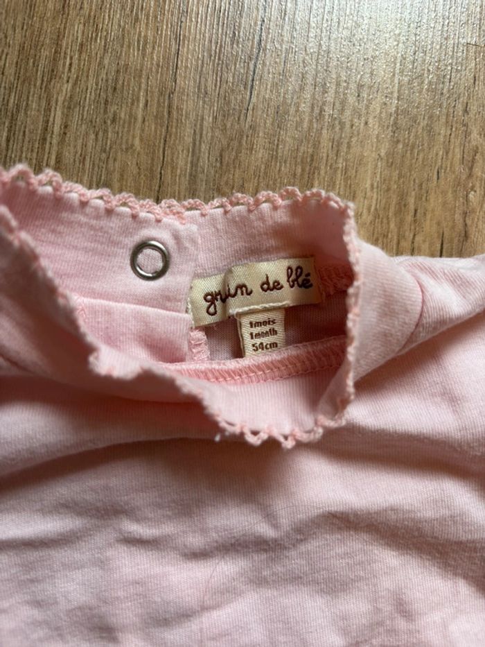 Lot 3 tshirts fille 1 mois - photo numéro 4