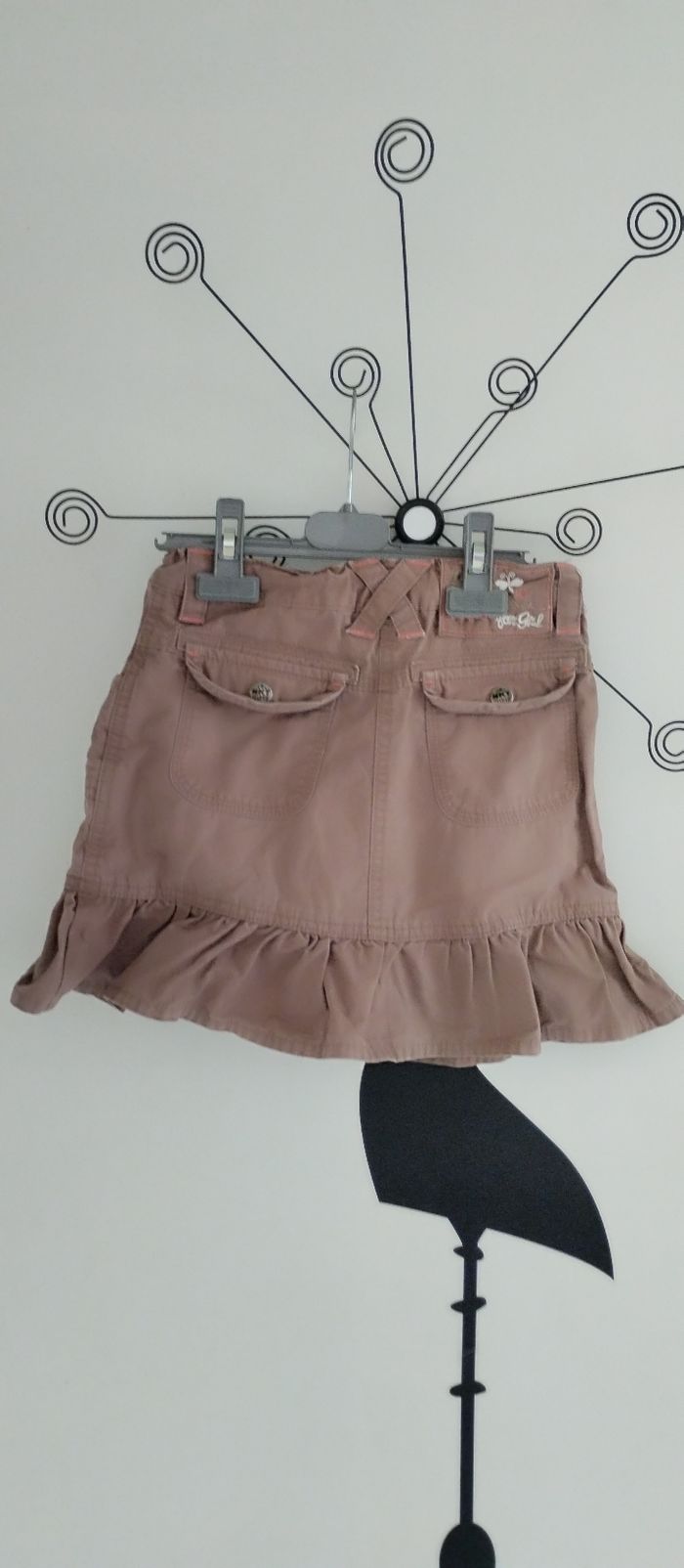 Jupe marron NKY taille 8 ans - photo numéro 2