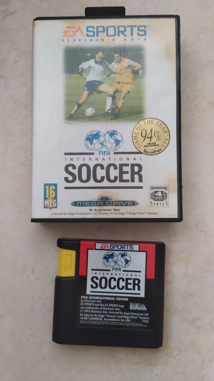 Jeu FIFA international soccer Megadrive Sega
