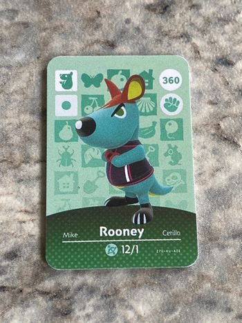 mini carte  amiibo Rooney