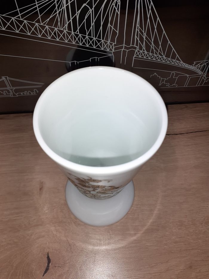 Mazagrand Porcelaine de Limoges décor japonais doré - photo numéro 4