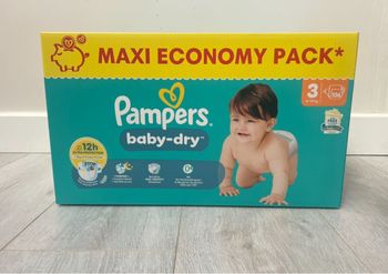 Bonjour pack neuf Pampers de 136 couches taille 3 (6-10 kgs) à 25€