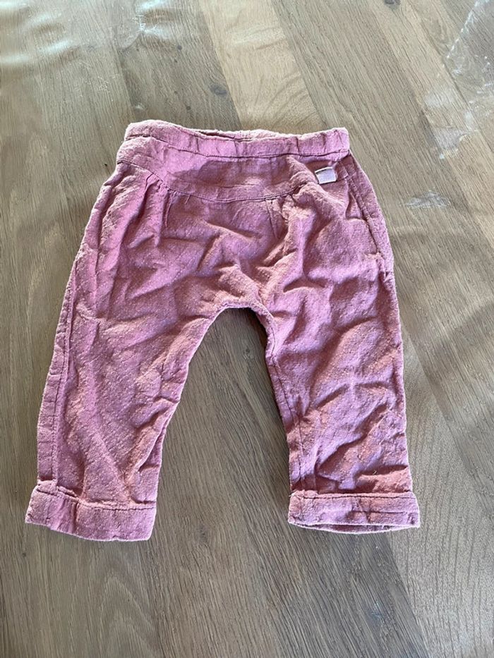 Sarouel vieux rose 6 mois - photo numéro 2