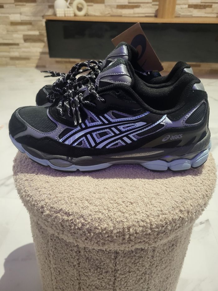 Basket running asics nyc gel blue topaz - photo numéro 3